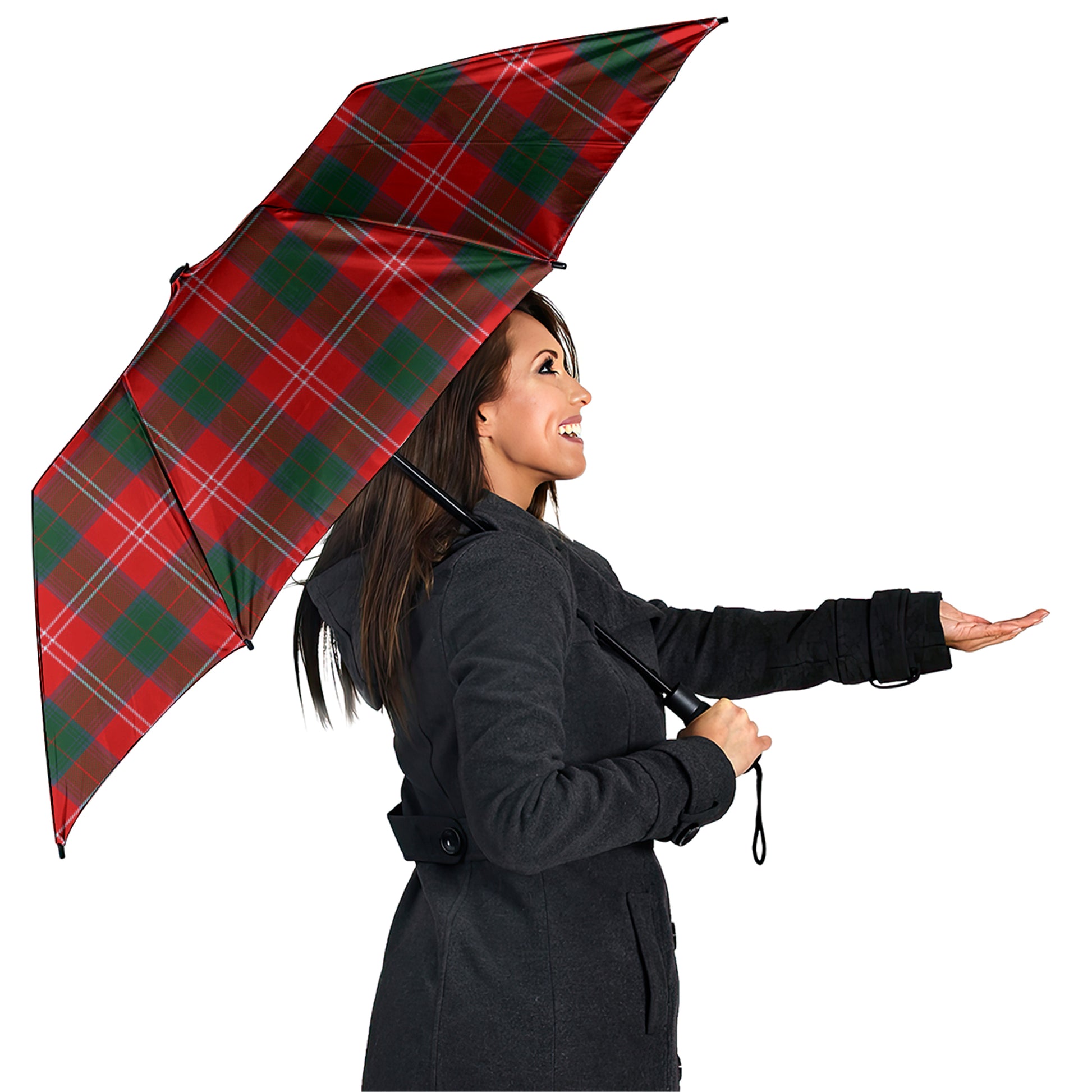 Chisholm Modern Tartan Umbrella - Tartanvibesclothing