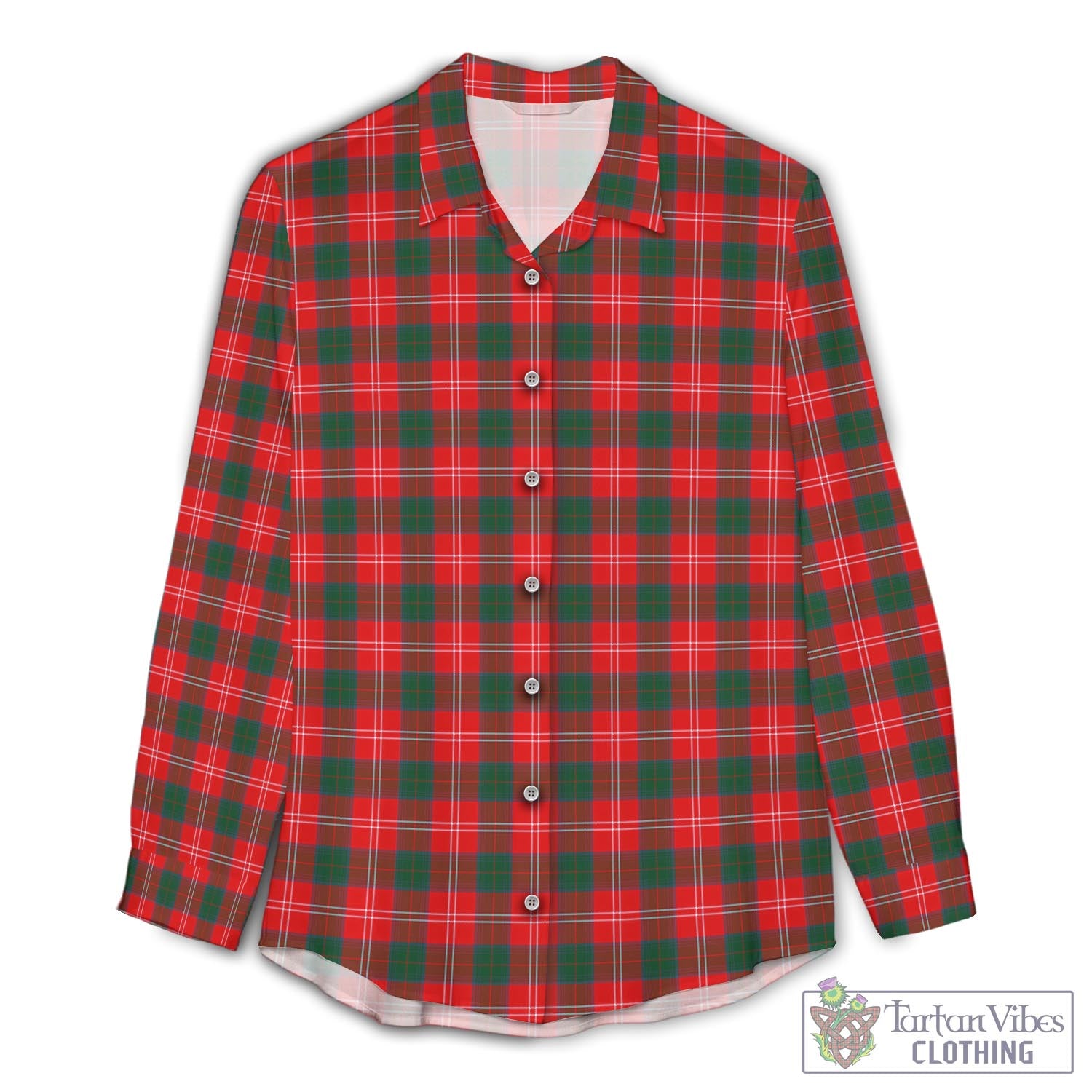 Chisholm Modern Tartan Womens Casual Shirt