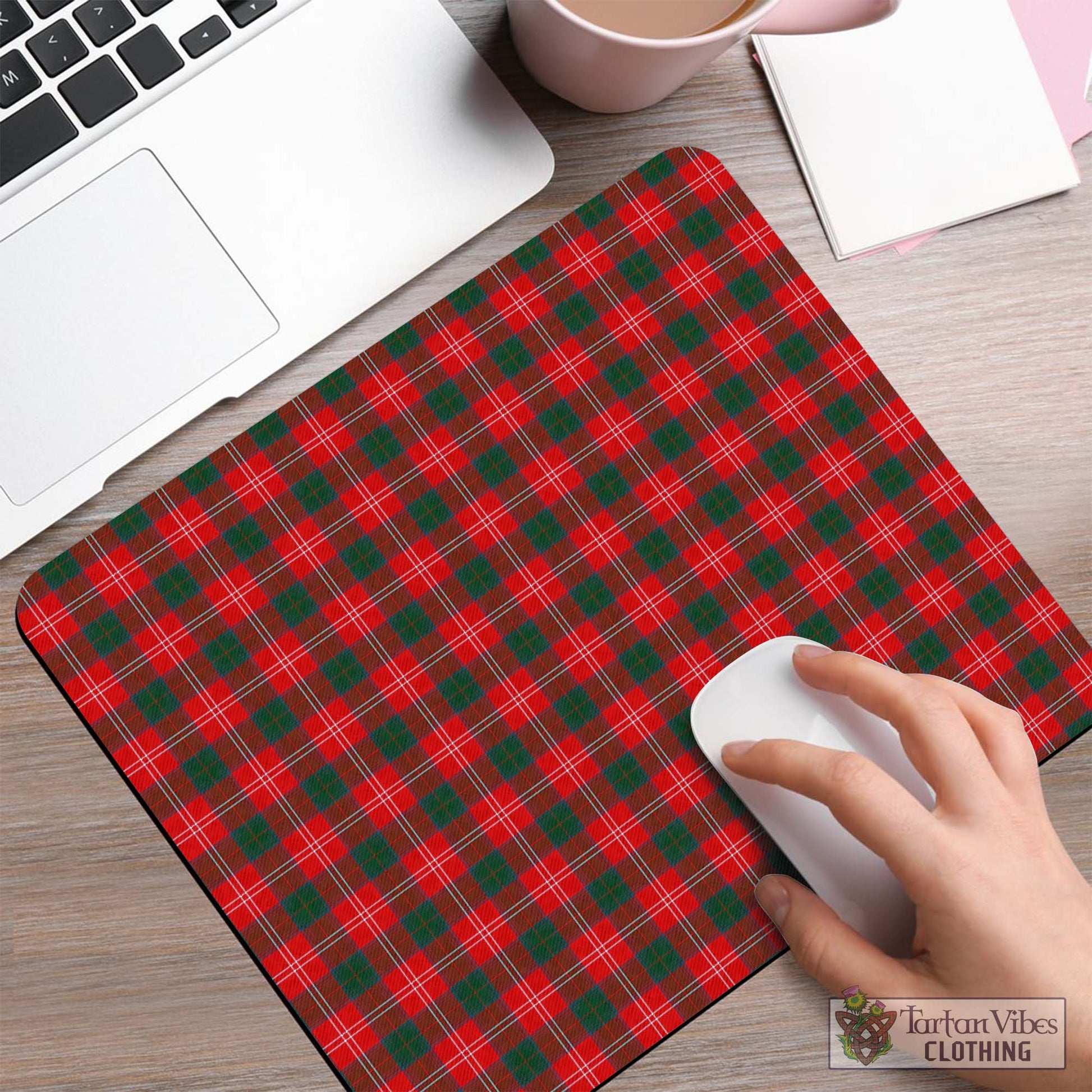 Tartan Vibes Clothing Chisholm Modern Tartan Mouse Pad