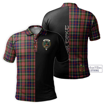 Christie Tartan Polo Shirt with Family Crest and Half Of Me Style