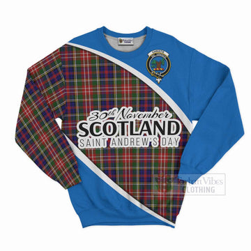 Christie Family Crest Tartan Sweatshirt Celebrate Saint Andrew's Day in Style