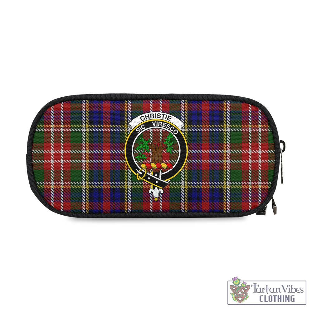 Tartan Vibes Clothing Christie Tartan Pen and Pencil Case with Family Crest