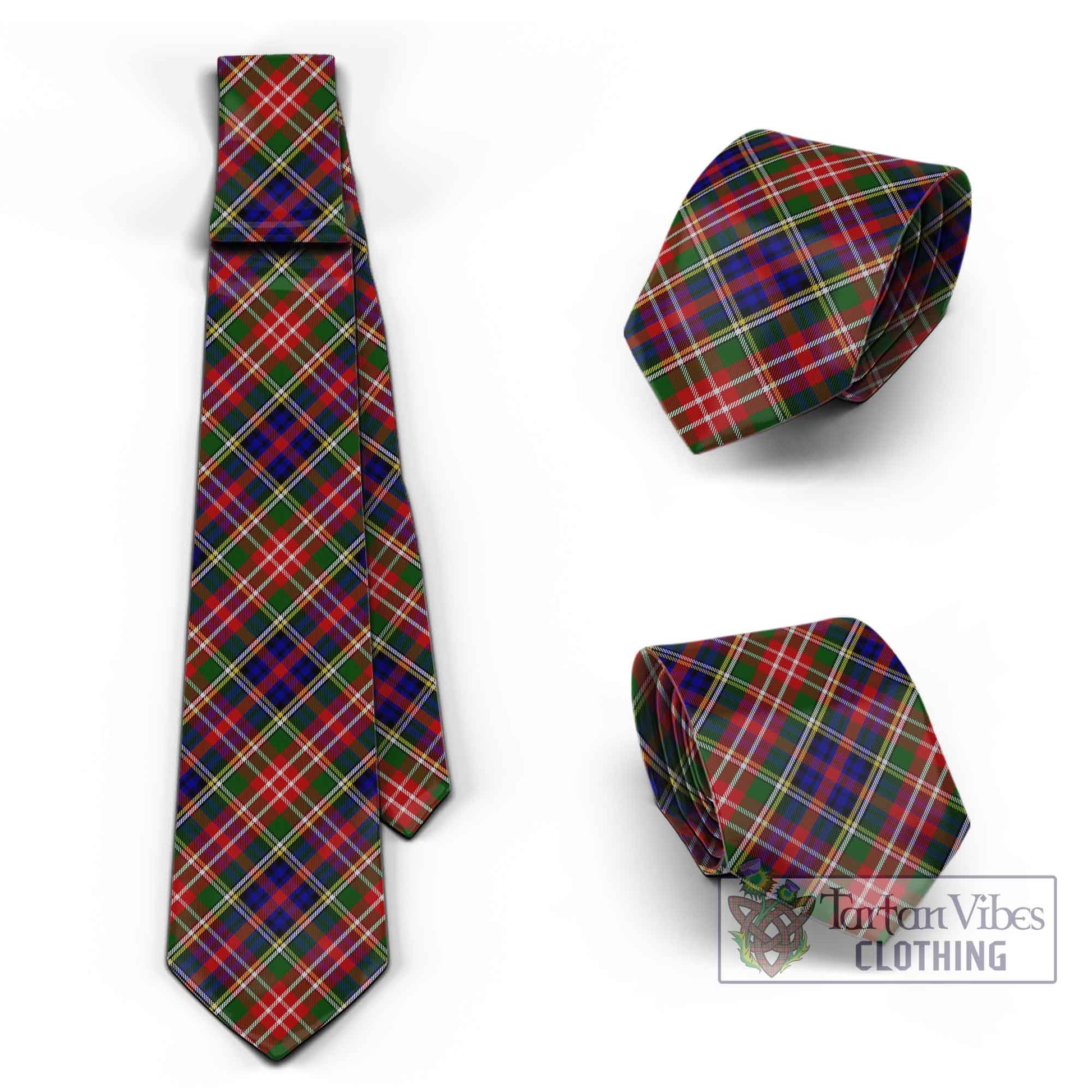 Tartan Vibes Clothing Christie Tartan Classic Necktie Cross Style