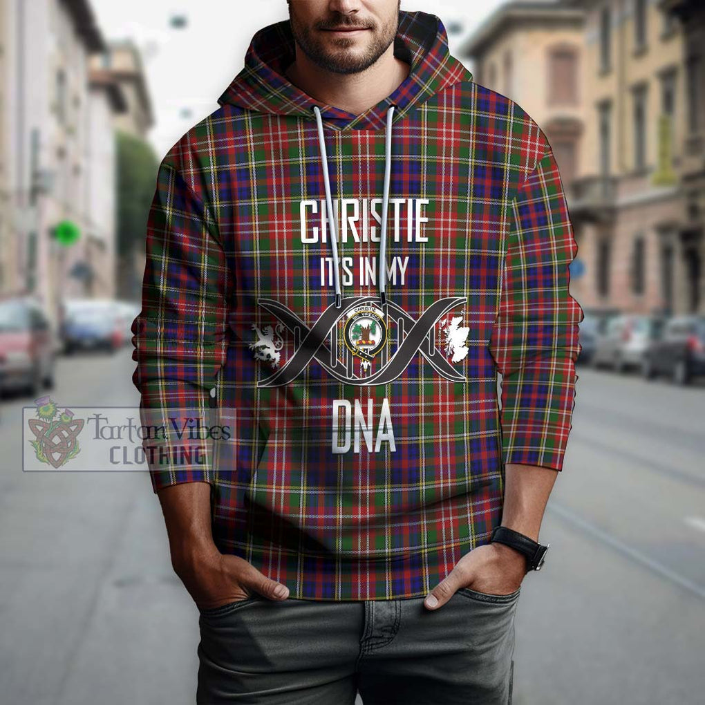 Christie Tartan Hoodie with Family Crest DNA In Me Style Pullover Hoodie - Tartanvibesclothing Shop