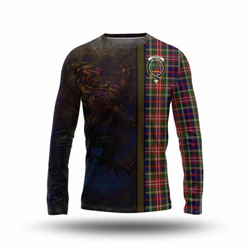 Christie Tartan Family Crest Long Sleeve T-Shirt Alba Gu Brath Be Brave Lion Ancient Style Unisex - Tartan Vibes Clothing