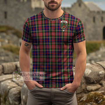 Christie Tartan Cotton T-Shirt with Family Crest