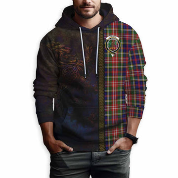 Christie Tartan Family Crest Hoodie Alba Gu Brath Be Brave Lion Ancient Style Pullover Hoodie - Tartan Vibes Clothing
