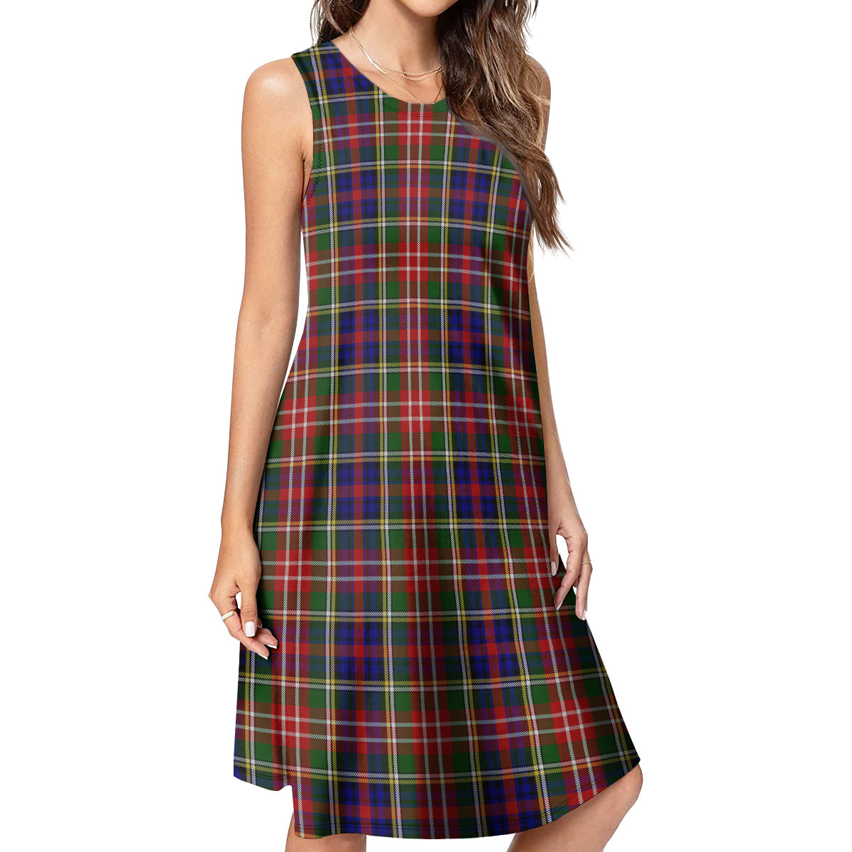 Christie Tartan Womens Casual Dresses - Tartanvibesclothing