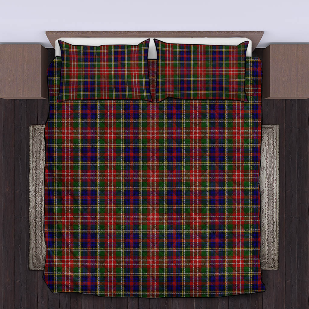 Christie Tartan Quilt Bed Set King - Tartan Vibes Clothing