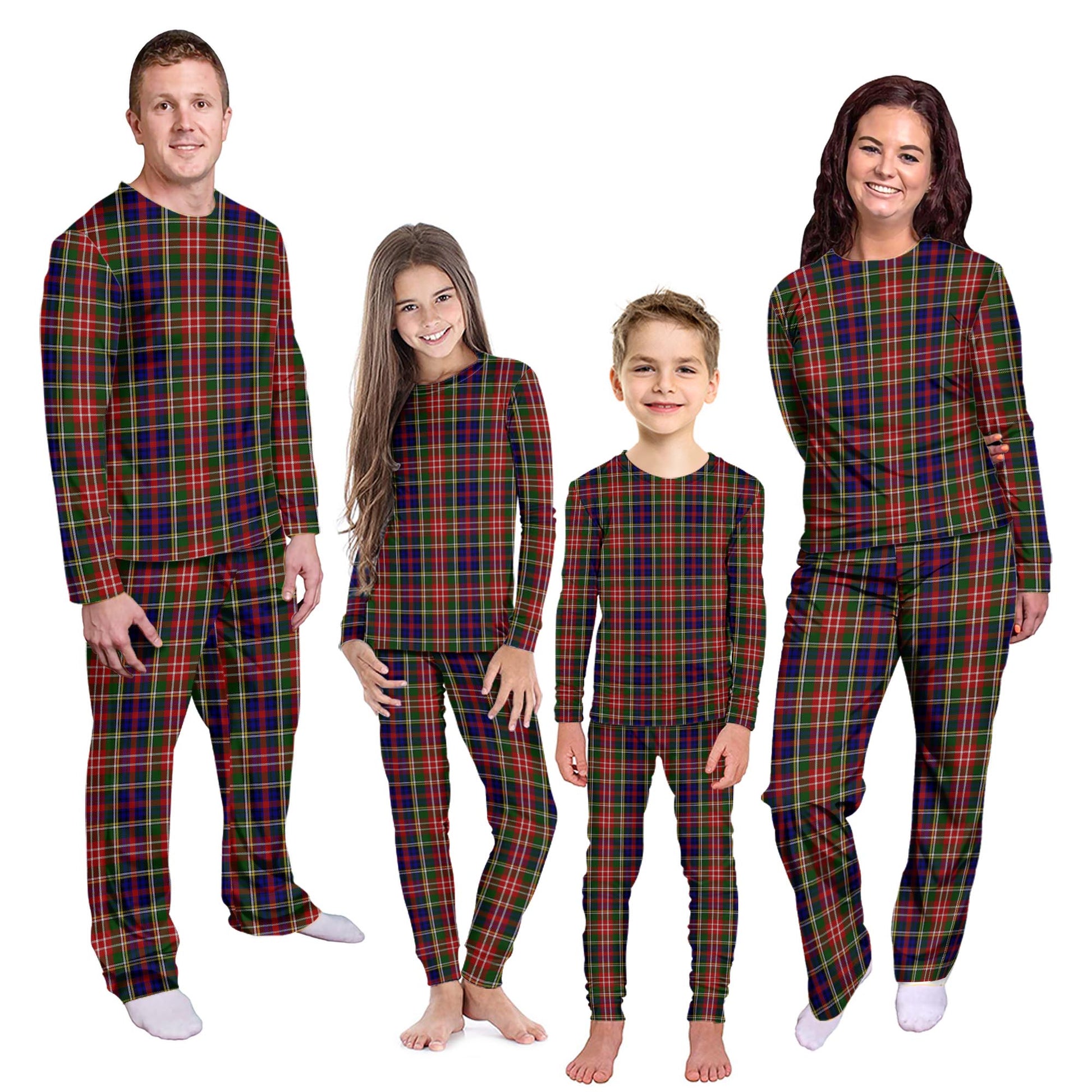 Christie Tartan Pajamas Family Set Kid - Tartan Vibes Clothing