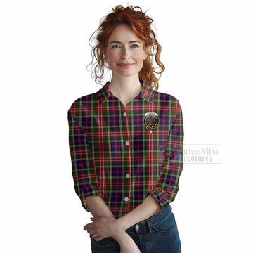 Christie Tartan Women's Casual Shirt with Family Crest DNA In Me Style