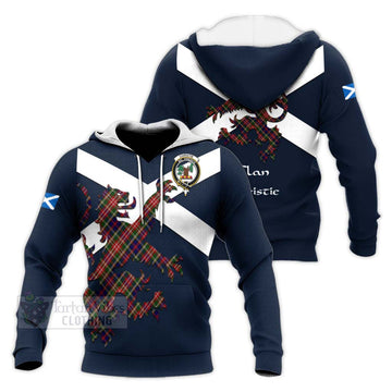 Christie Tartan Lion Rampant Knitted Hoodie Proudly Display Your Heritage with Alba Gu Brath and Clan Name