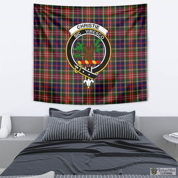 Christie Tartan Tapestry Wall Hanging and Home Decor for Room with Family Crest