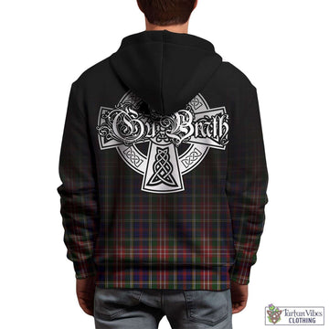 Christie Tartan Hoodie Featuring Alba Gu Brath Family Crest Celtic Inspired