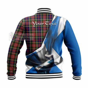 Christie Tartan Baseball Jacket with Family Crest Scotland Patriotic Style