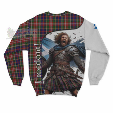 Christie Crest Tartan Sweatshirt Inspired by the Freedom of Scottish Warrior