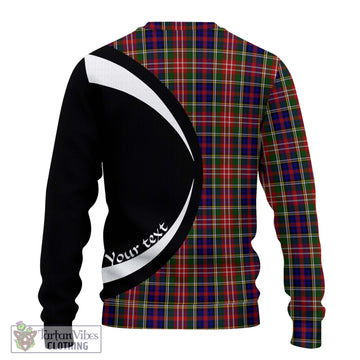 Christie Tartan Ugly Sweater with Family Crest Circle Style