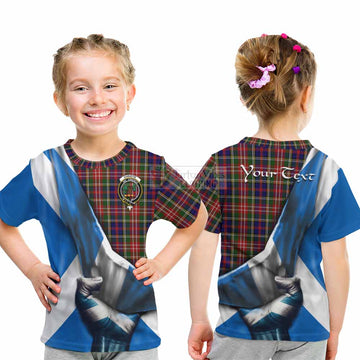 Christie Tartan Kid T-Shirt with Family Crest Scotland Patriotic Style