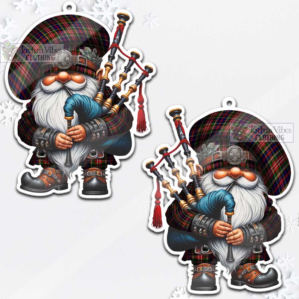 Tartan Vibes Clothing Christie Tartan Badpiper Gnome Christmas Ornament