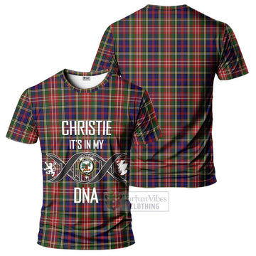 Christie Tartan T-Shirt with Family Crest DNA In Me Style