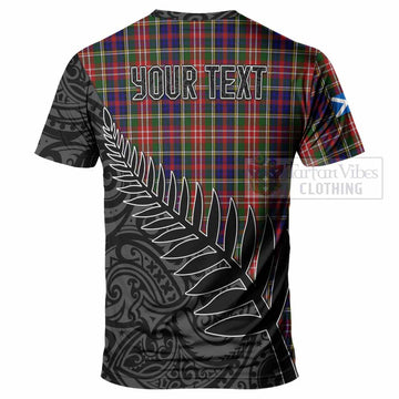 Christie Crest Tartan T-Shirt with New Zealand Silver Fern Half Style