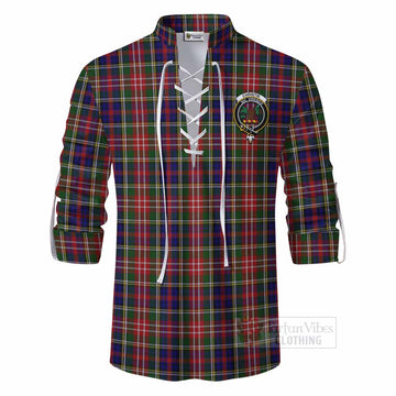 Christie Tartan Ghillie Kilt Shirt with Family Crest DNA In Me Style