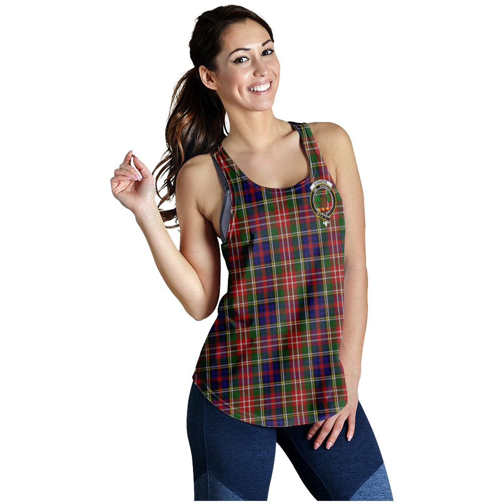 christie-tartan-women-racerback-tanks-with-family-crest