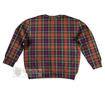 Christie Tartan Kid Ugly Sweater with Family Crest