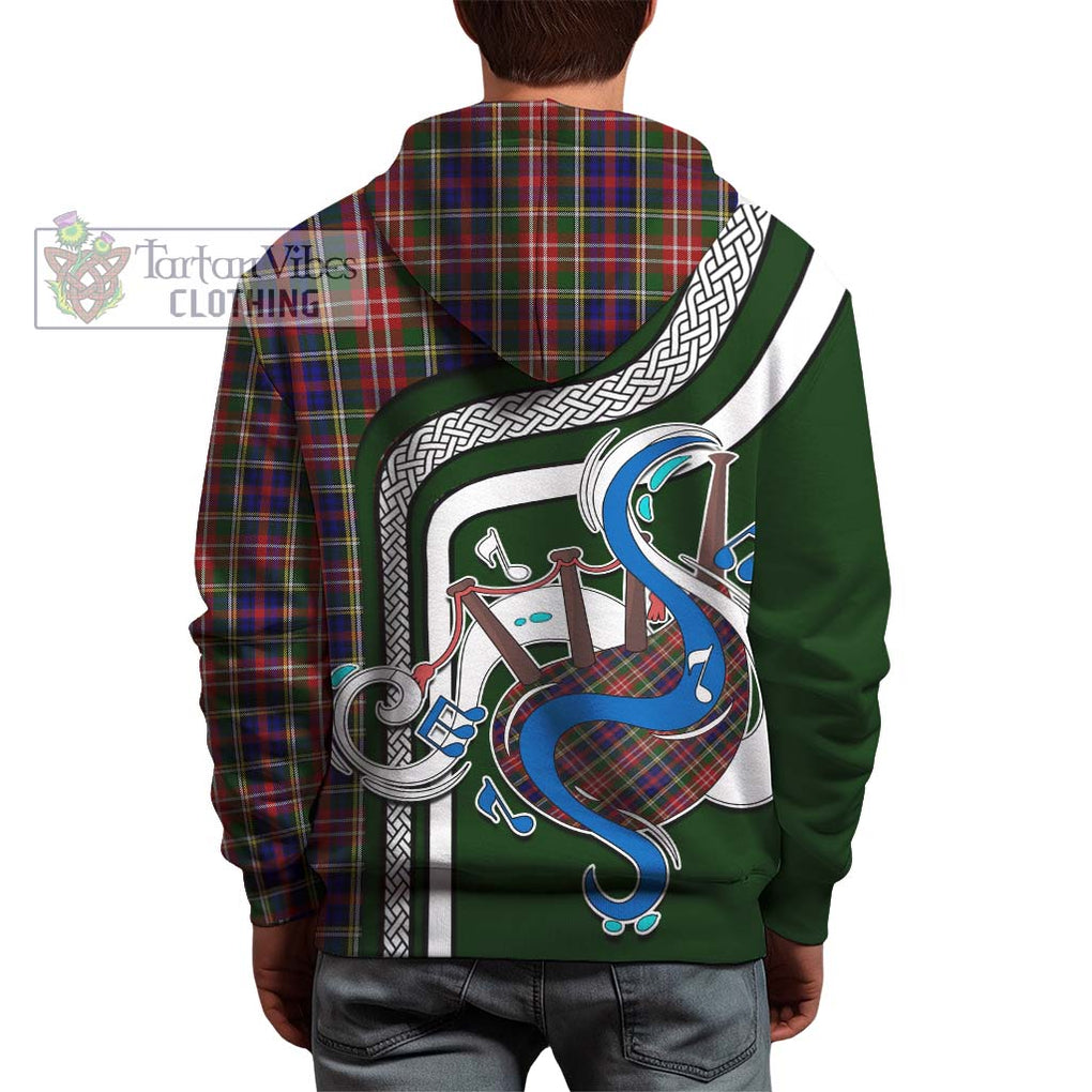 Christie Tartan Hoodie with Epic Bagpipe Style - Tartanvibesclothing Shop