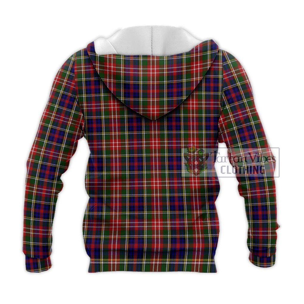 Christie Tartan Knitted Hoodie with Family Crest DNA In Me Style - Tartanvibesclothing Shop