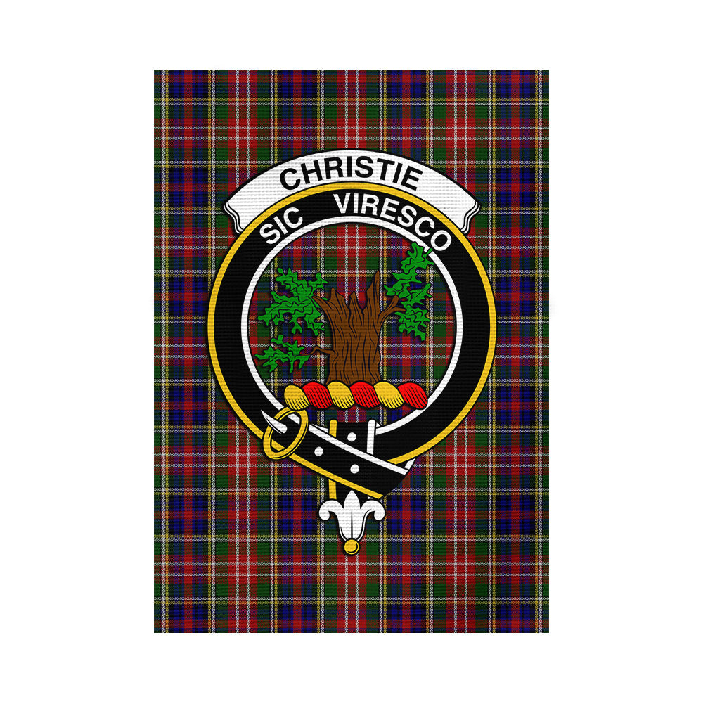 Christie Tartan Flag with Family Crest - Tartan Vibes Clothing