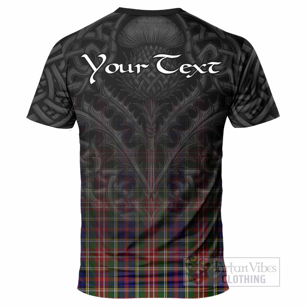 Tartan Vibes Clothing Christie Tartan T-Shirt with Family Crest Celtic Thistle Vibes