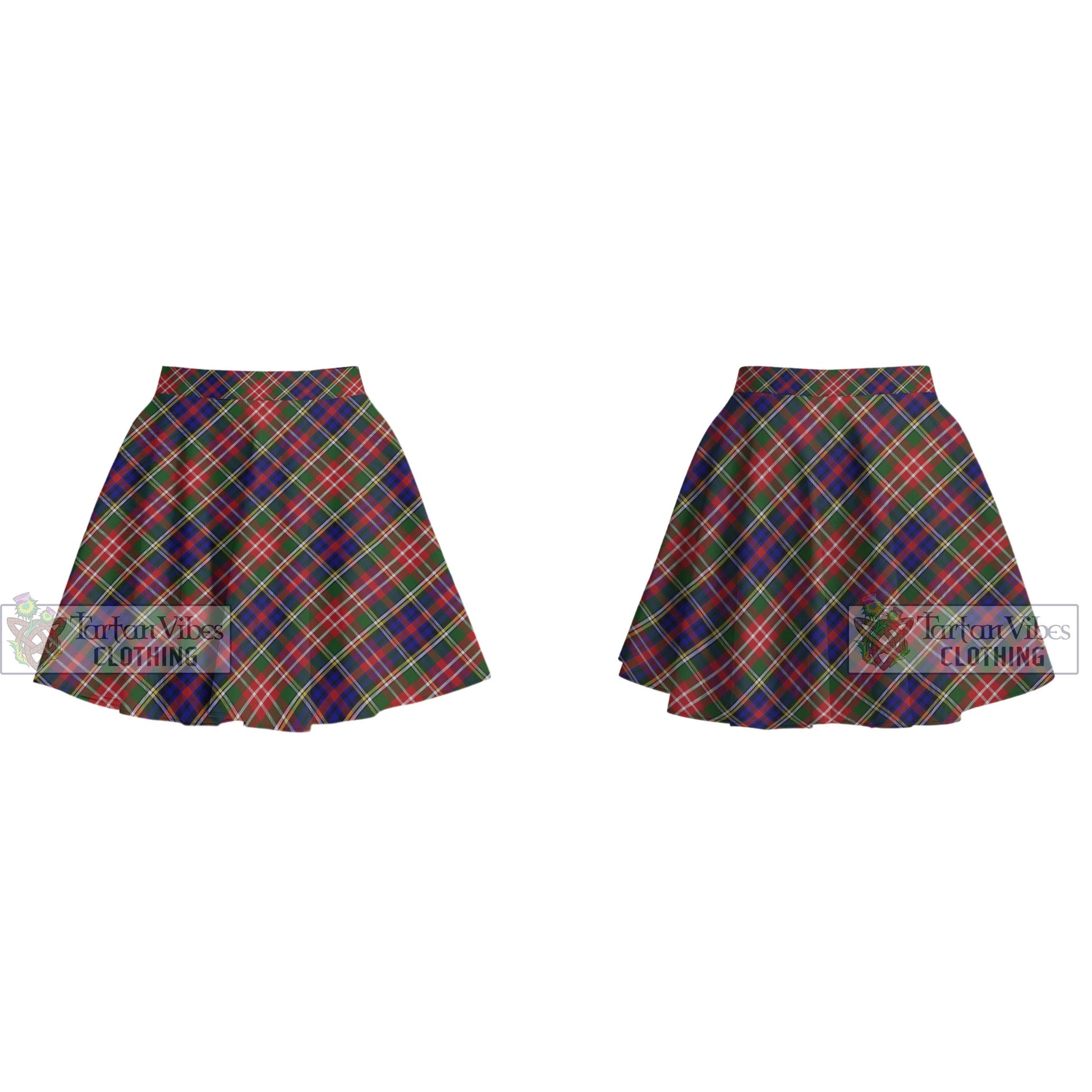 Tartan Vibes Clothing Christie Tartan Women's Plated Mini Skirt