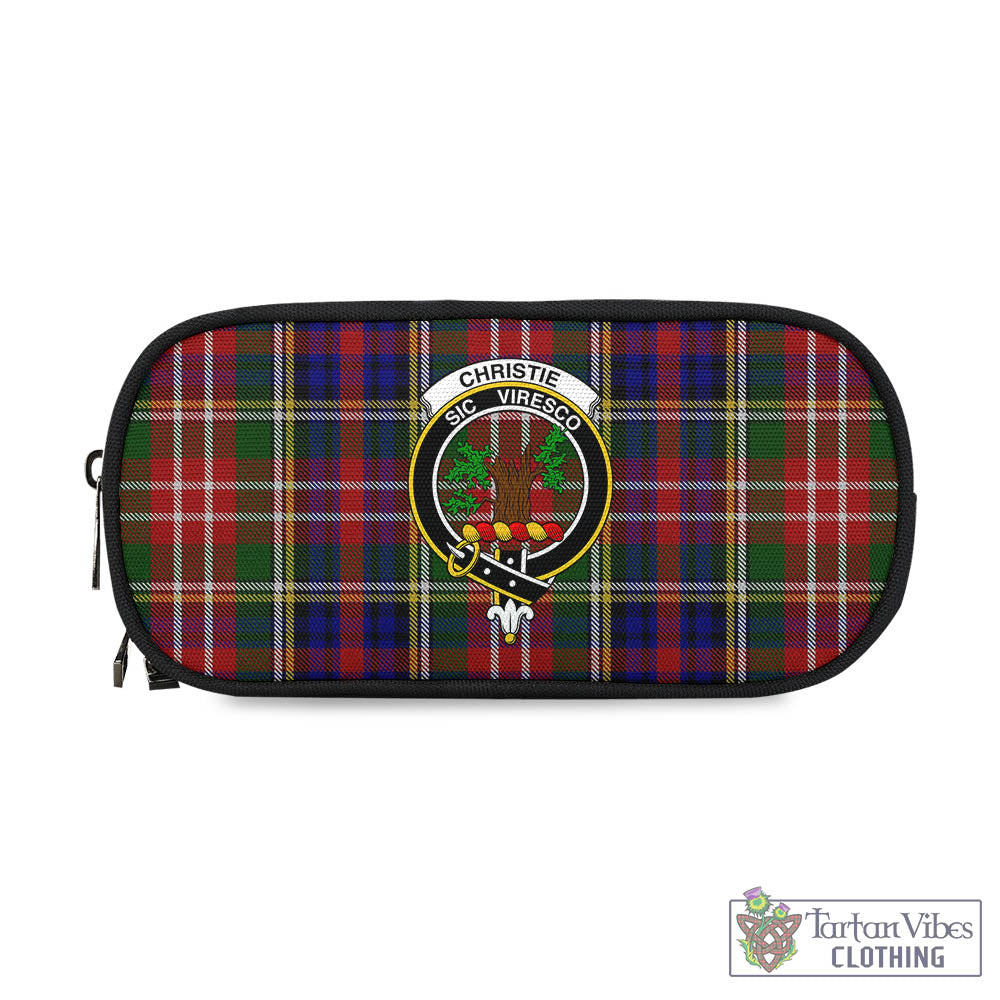 Tartan Vibes Clothing Christie Tartan Pen and Pencil Case with Family Crest