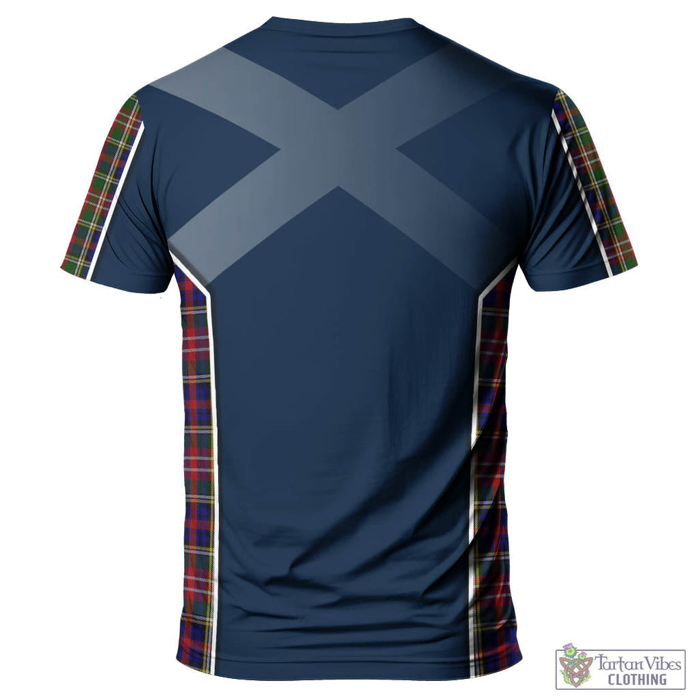 Tartan Vibes Clothing Christie Tartan T-Shirt with Family Crest and Scottish Thistle Vibes Sport Style