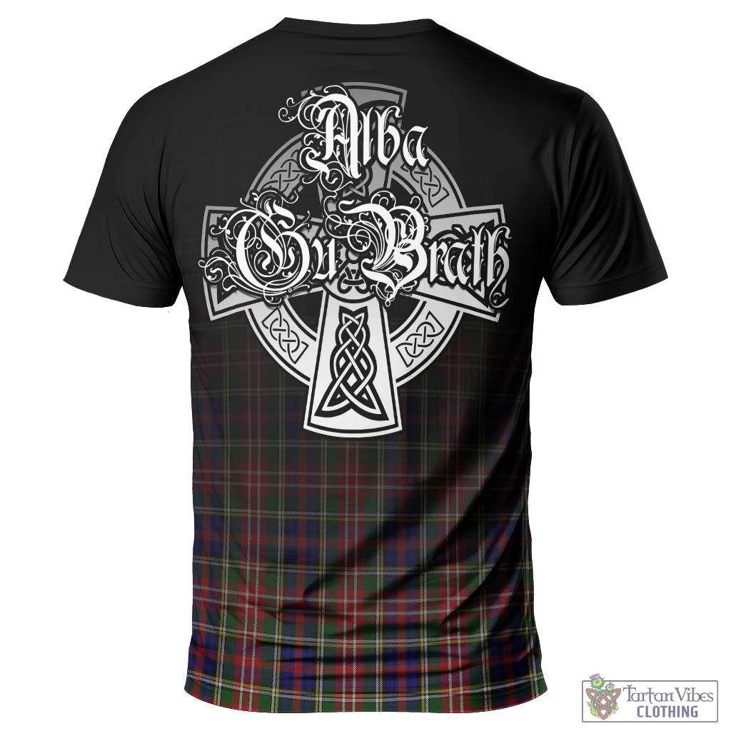 Tartan Vibes Clothing Christie Tartan T-Shirt Featuring Alba Gu Brath Family Crest Celtic Inspired