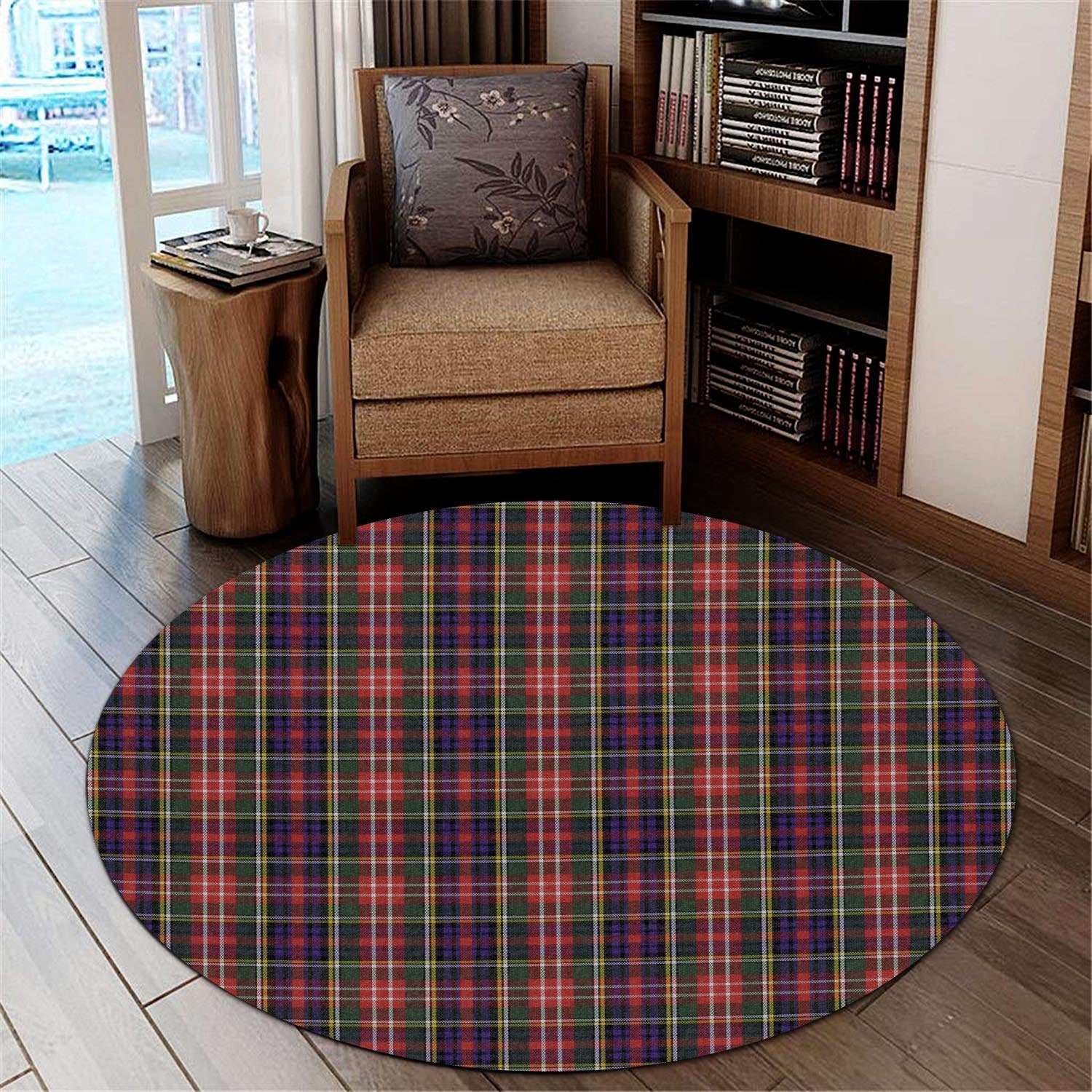 Christie Tartan Round Rug - Tartanvibesclothing