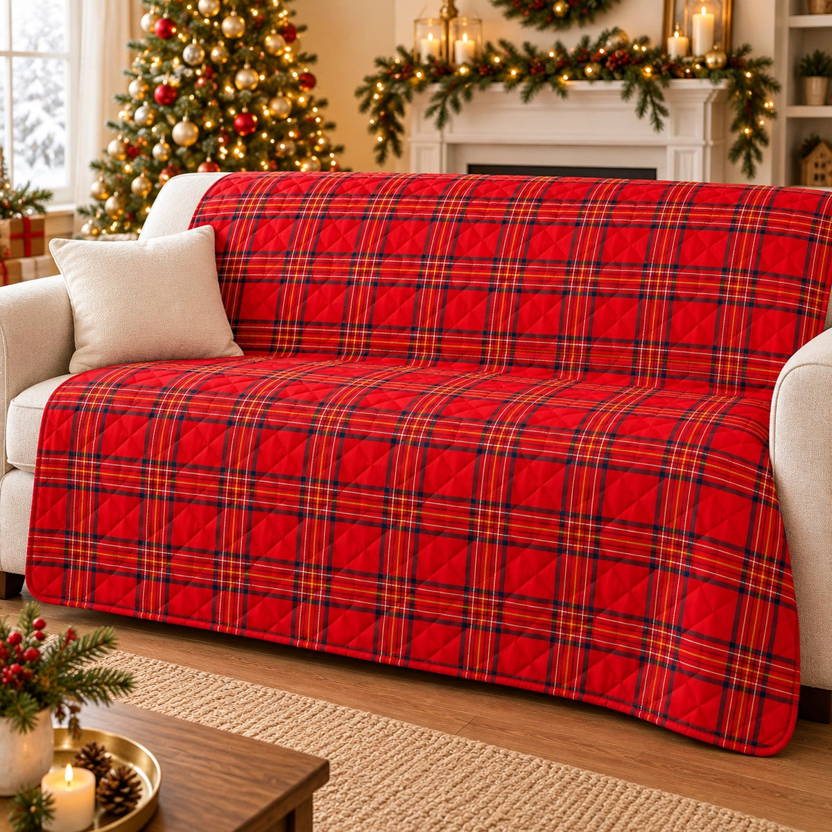 Christmas Gift - Tartan Quilt