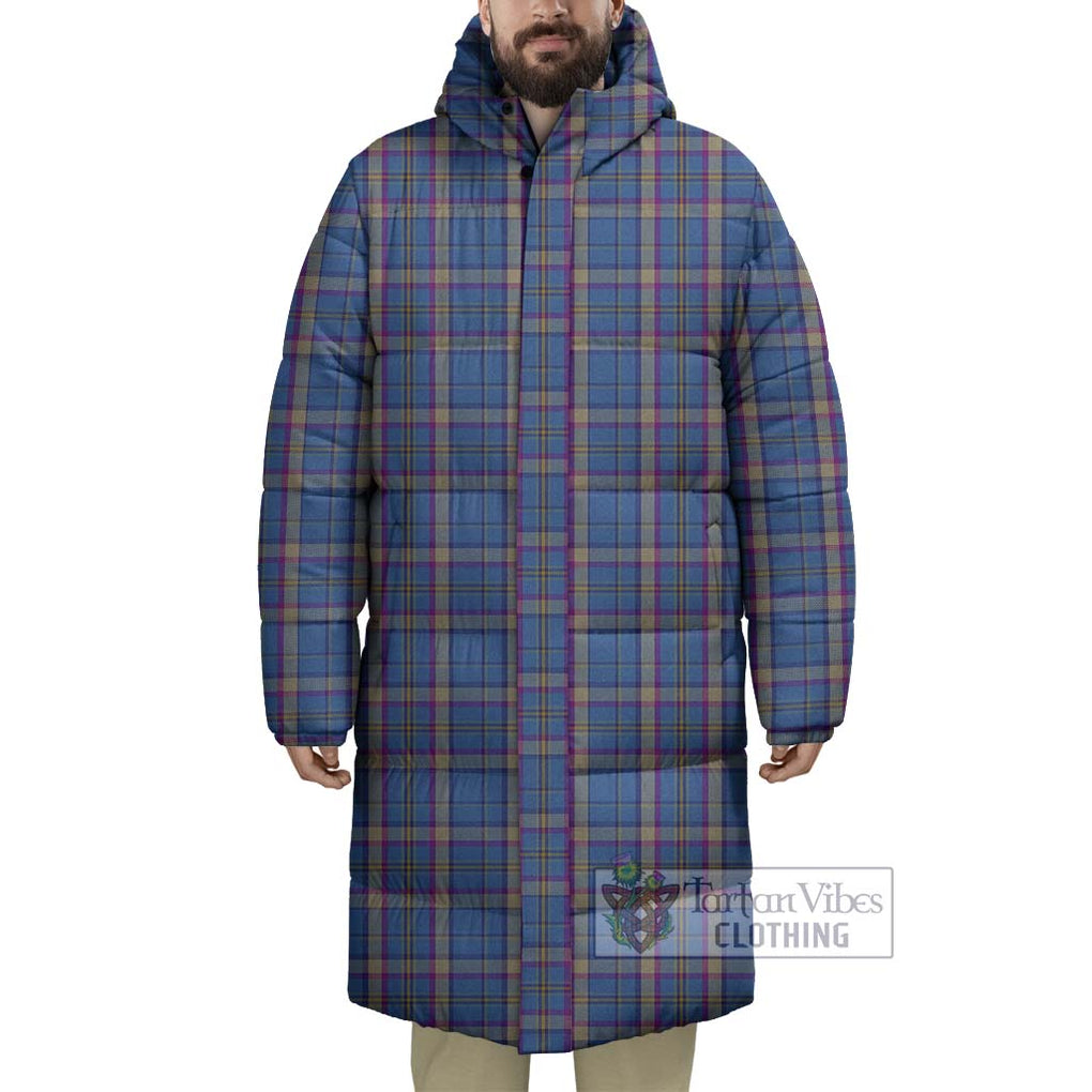 Tartan Vibes Clothing Cian Tartan Long Down Jacket