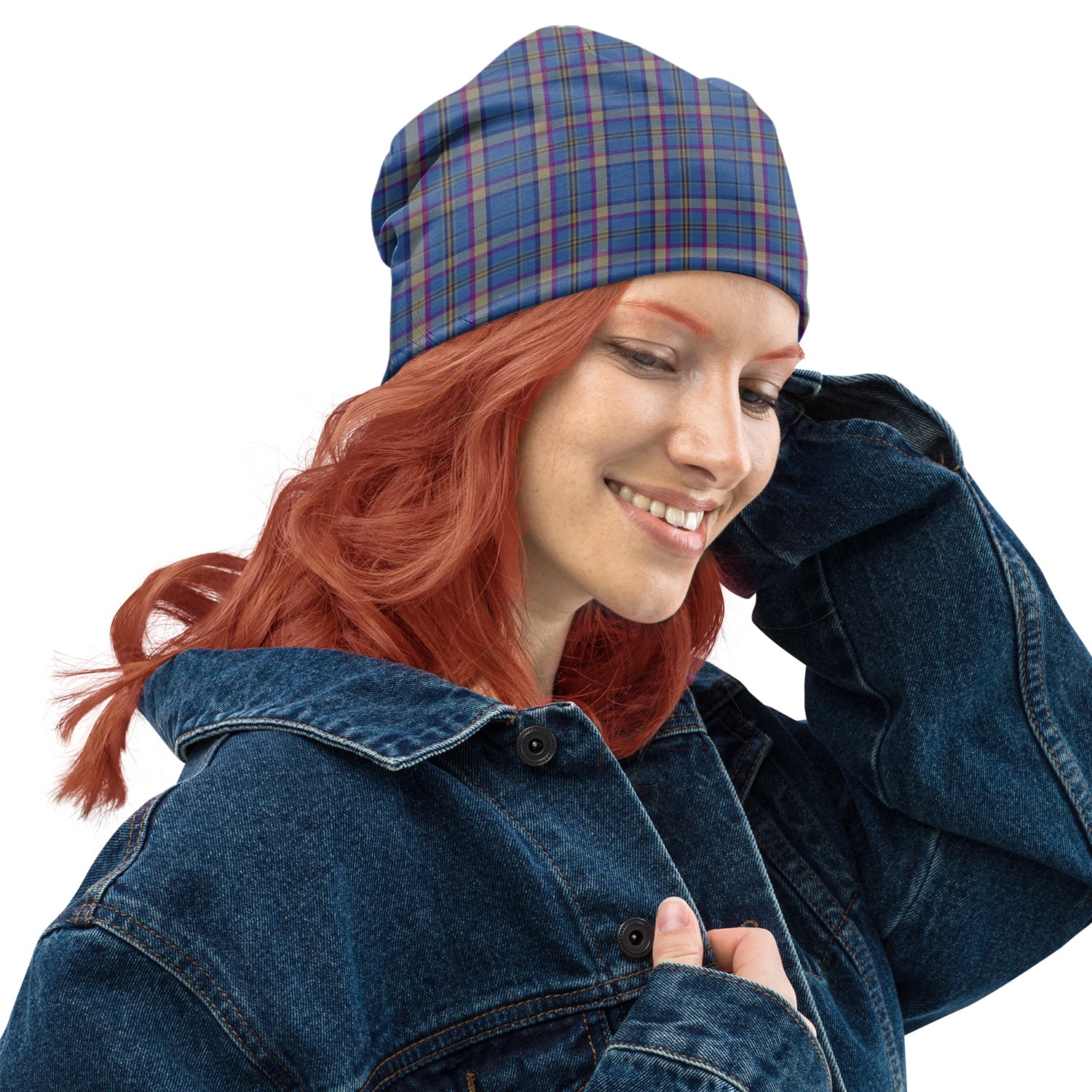 Cian Tartan Beanies Hat One Size 10.5*10.2 inches - Tartan Vibes Clothing