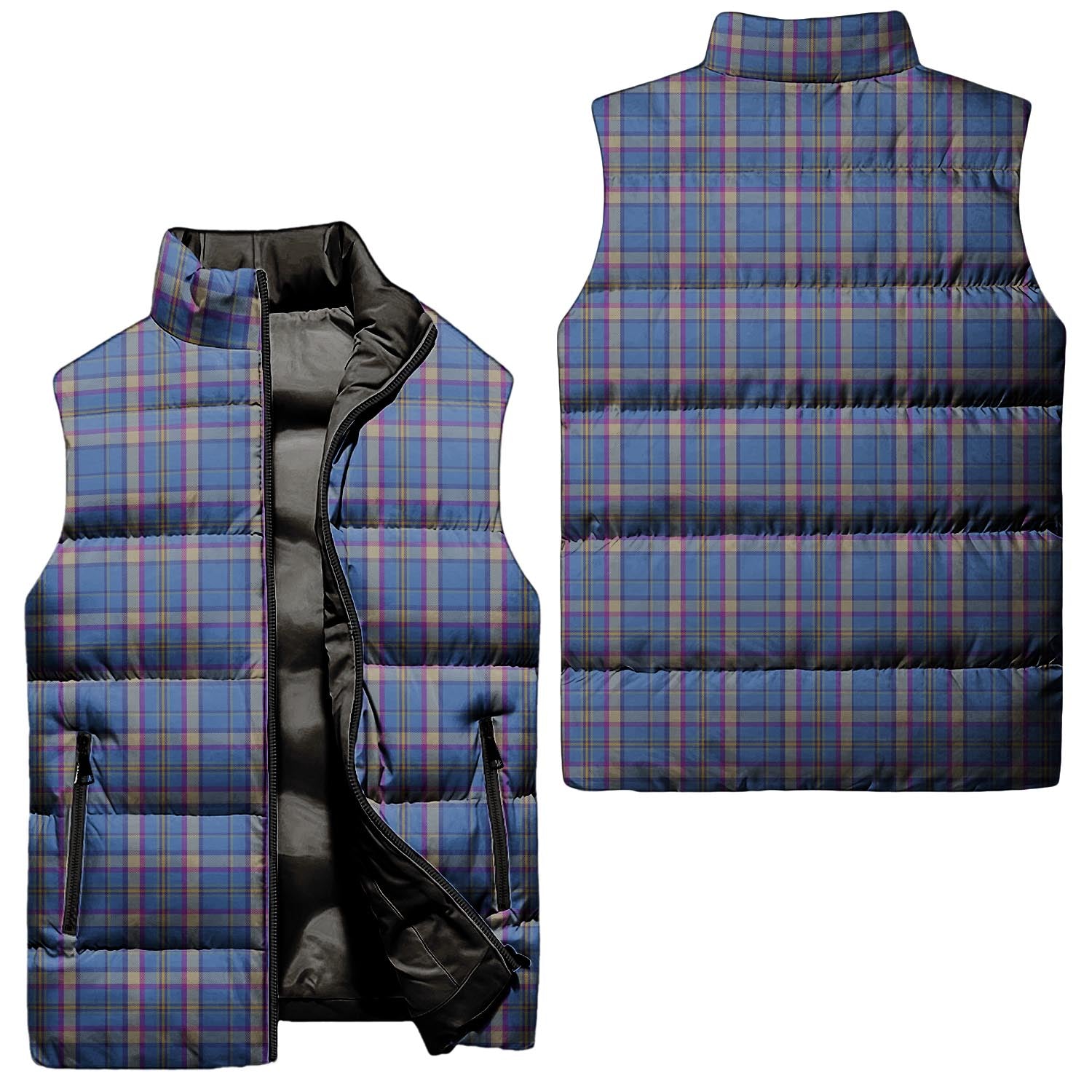 Cian Tartan Sleeveless Puffer Jacket Unisex - Tartanvibesclothing