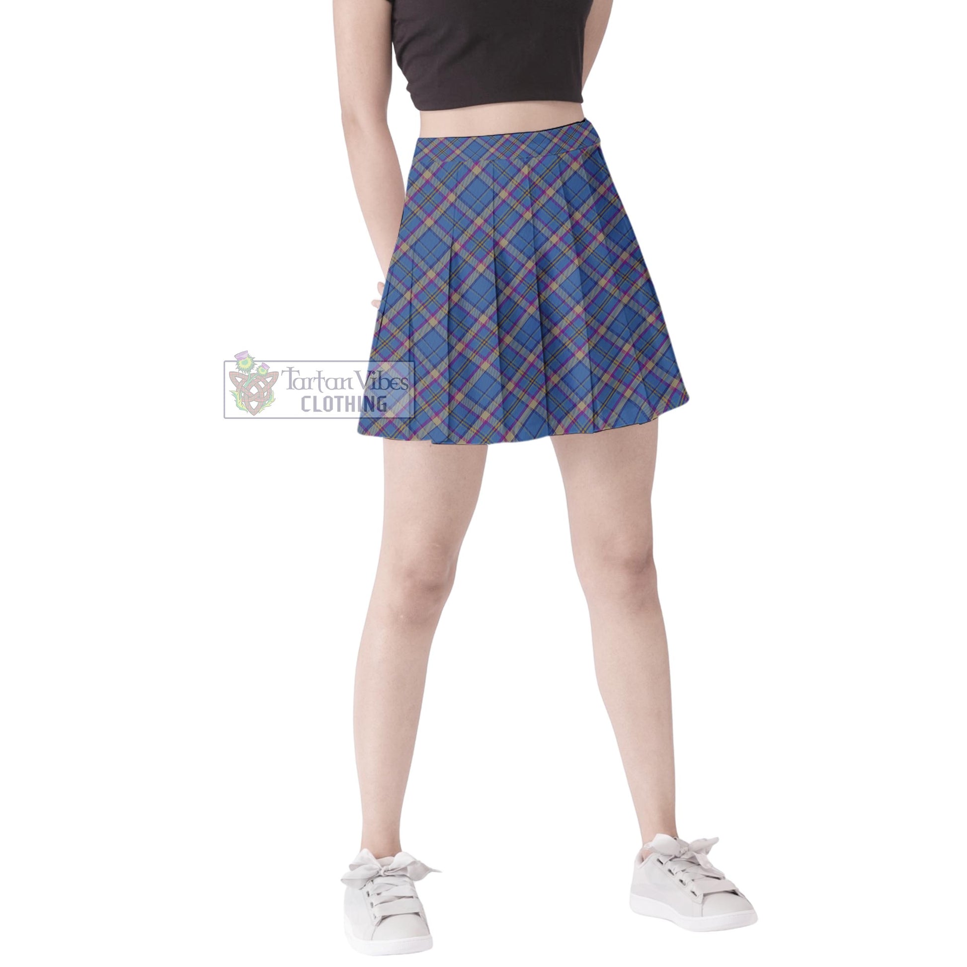 Tartan Vibes Clothing Cian Tartan Women's Plated Mini Skirt