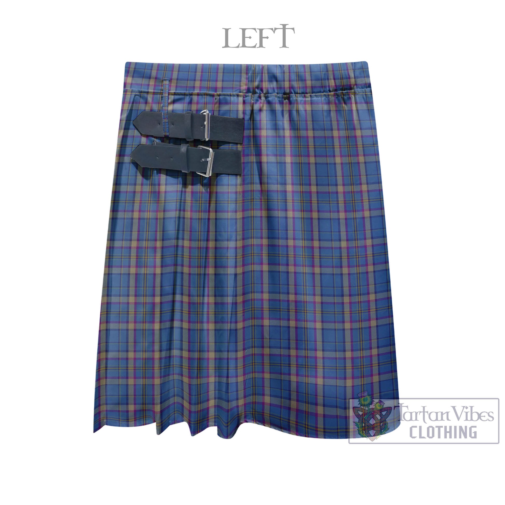 Tartan Vibes Clothing Cian Tartan Men's Pleated Skirt - Fashion Casual Retro Scottish Style