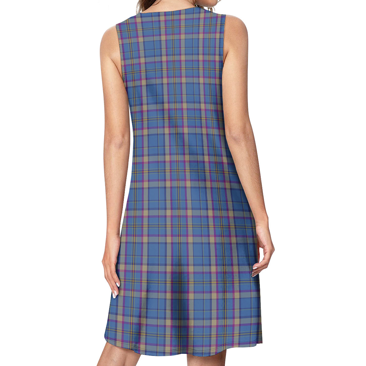 Cian Tartan Womens Casual Dresses - Tartanvibesclothing