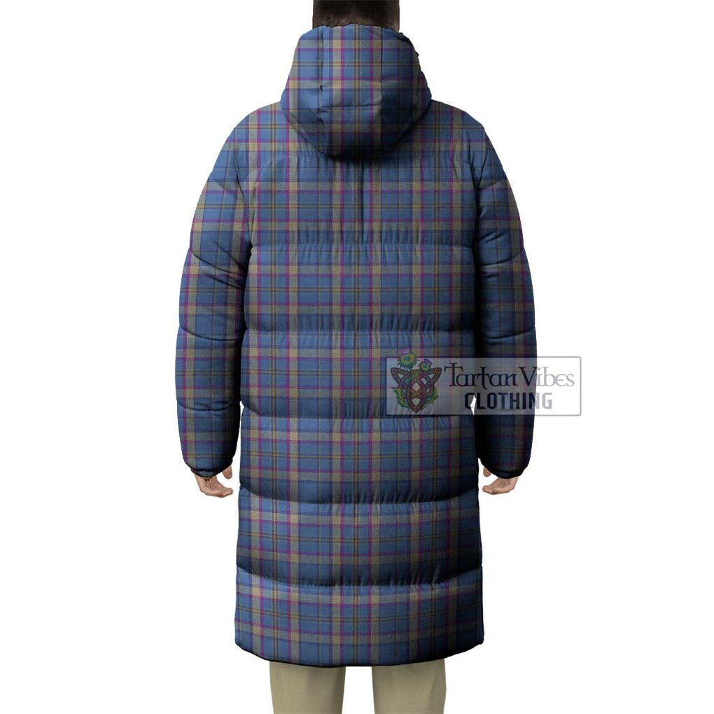 Tartan Vibes Clothing Cian Tartan Long Down Jacket