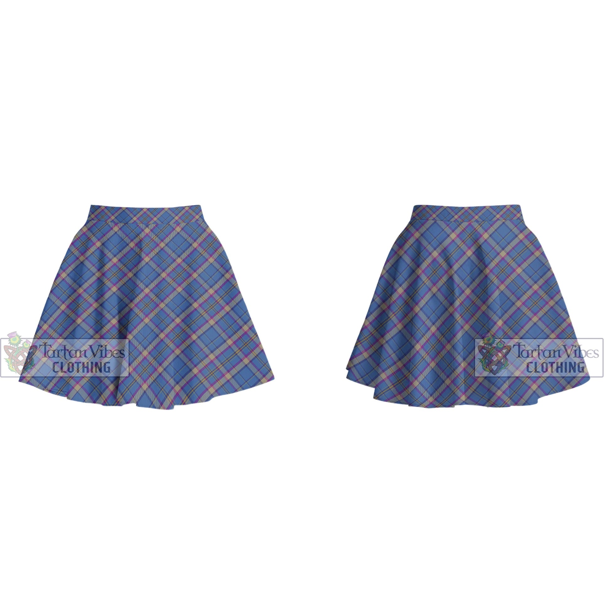 Tartan Vibes Clothing Cian Tartan Women's Plated Mini Skirt