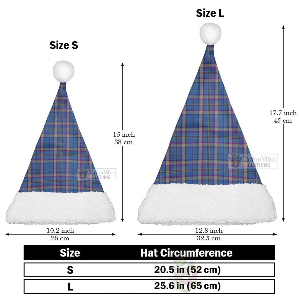 Tartan Vibes Clothing Cian Tartan Christmas Santa Hats