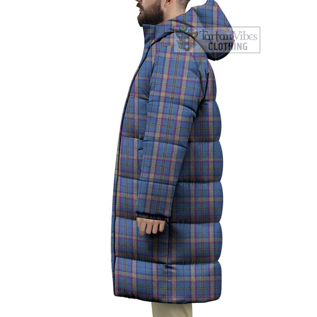 Tartan Vibes Clothing Cian Tartan Long Down Jacket