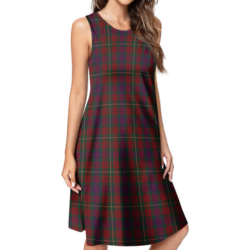 Clare County Ireland Tartan Womens Casual Dresses