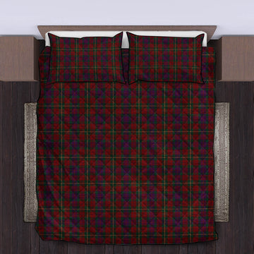 Clare County Ireland Tartan Quilt Bed Set